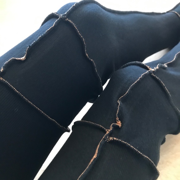 Halloween Leg Warmers Orange Mummy Over the Knee Socks Womens Warm Leggings Y2k - Picture 6 of 9